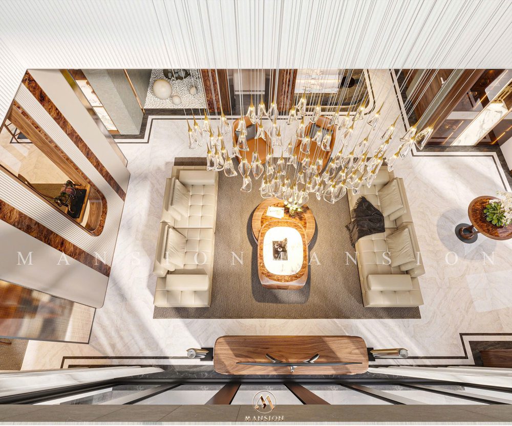Thiết kế nội thất villas gỗ óc chó hiện đại - Mansion