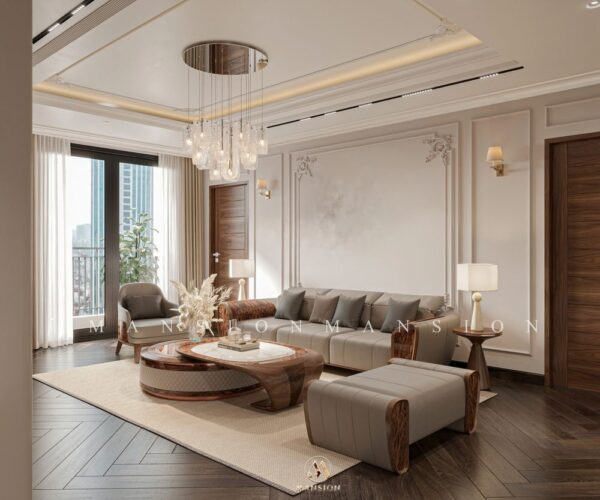 thiết kế thi công nội thất chung cư Vinhomes Greenbay