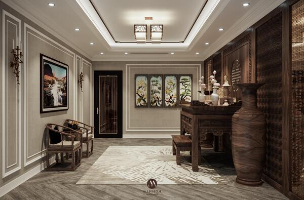 Bộ sưu tập phòng thờ gỗ óc chó được ưa chuộng