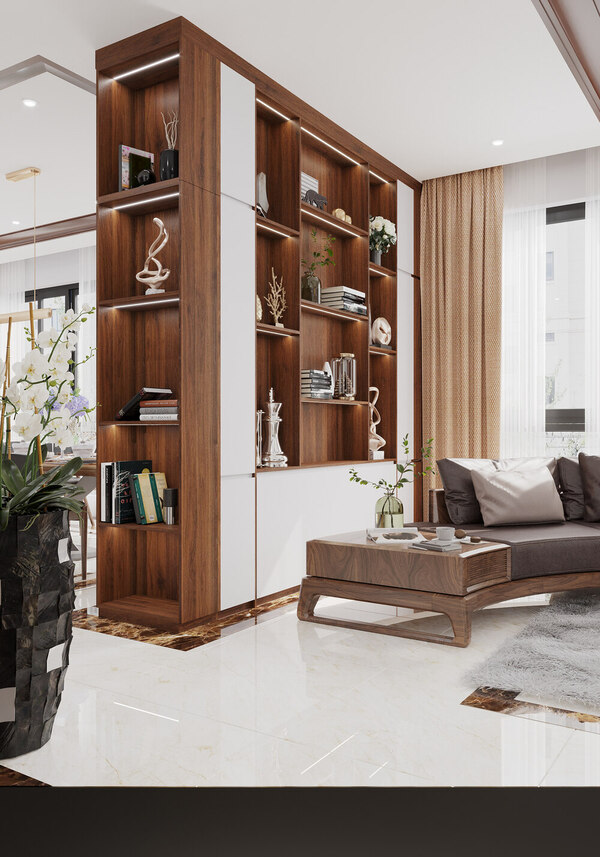 Tư vấn thi công nội thất gỗ óc chó trọn gói