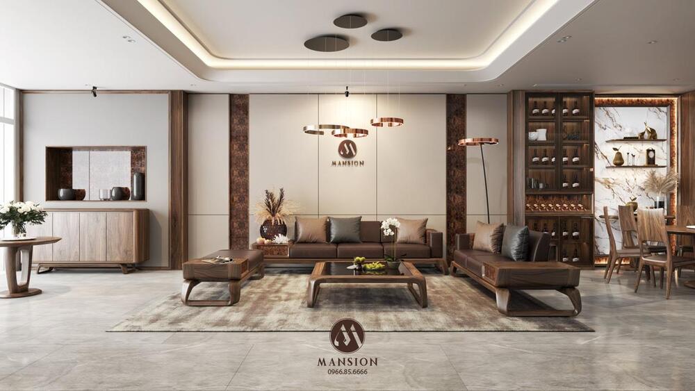 Phong cách thiết kế nội thất gỗ óc chó hot nhất 2023