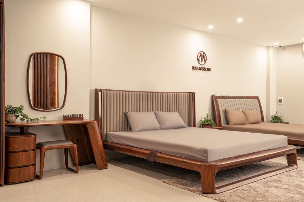 6+ món đồ không thể thiếu trong phòng ngủ gỗ óc chó