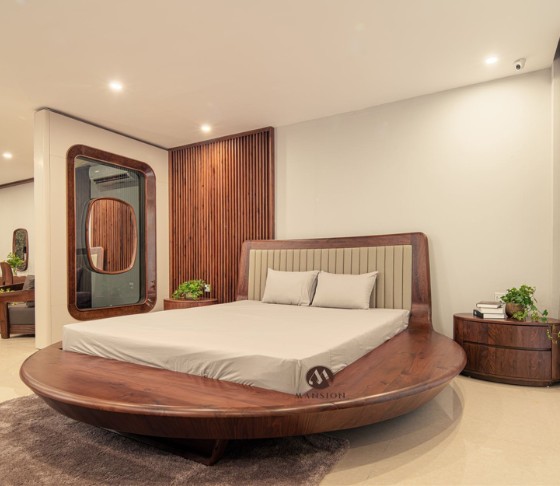 Mansion thiết kế thi công nội thất gỗ óc chó