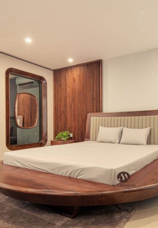 Mansion thiết kế thi công nội thất gỗ óc chó